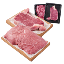 Clubsteak of flat iron steak